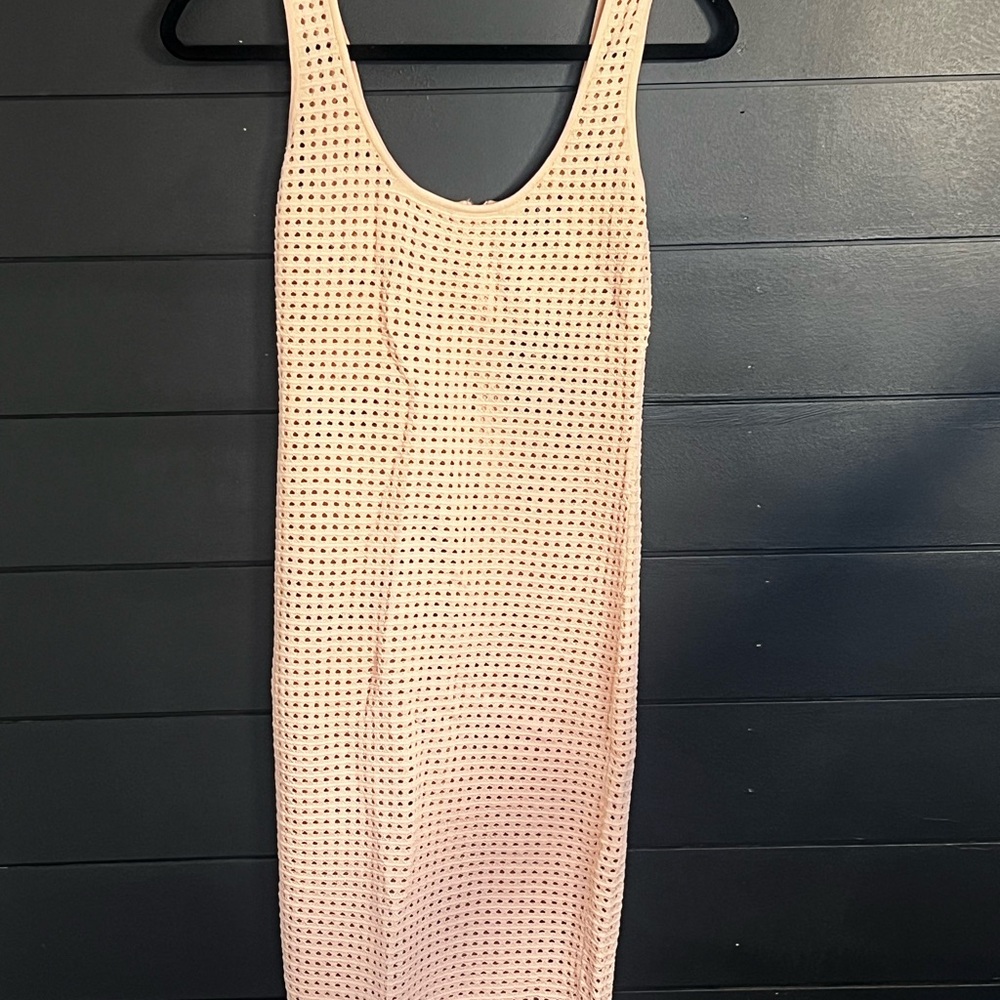Elegant Pink Swim Coverup